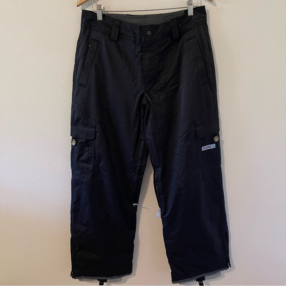 Silence Mystic Ins Ski/Board Pants Black Insulated Water Resistant-Large